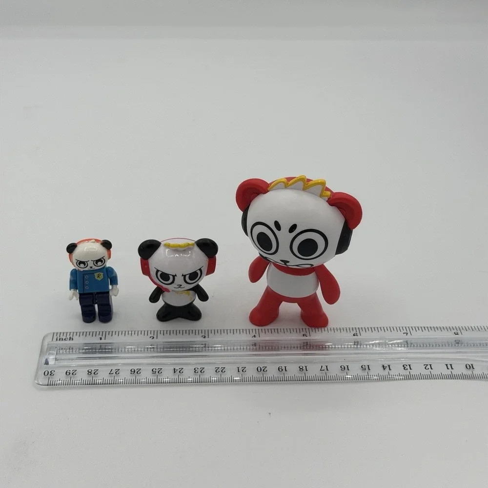 Ryan's World Toy Figures Lot of 3 Mini Collectible Toy / Cake Topper Kids Gift